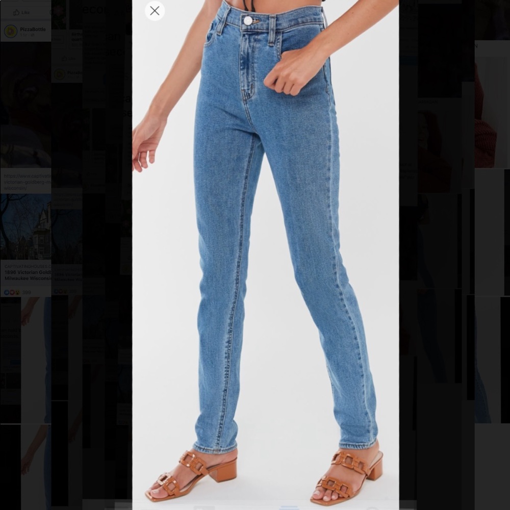 High waisted BDG jeans from urban outfitters